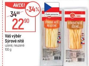 Sýrové nitě Váš výběr
