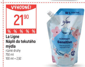 Tekuté mýdlo La lígne - náhradní náplň