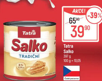 Mléko kondenzované Salko Tatra