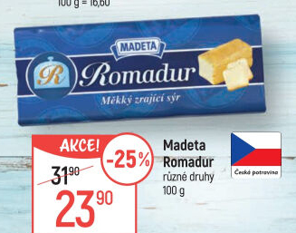 Sýr Romadur Madeta