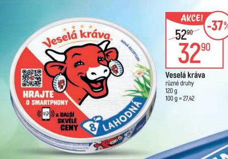 Sýr tavený Veselá kráva