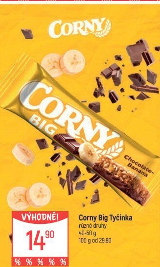 Tyčinka cereální BIG Corny