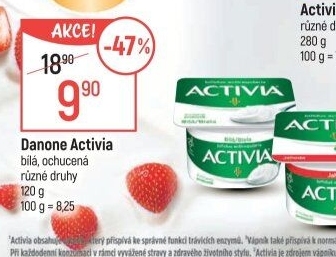 Bílý jogurt Activia Danone