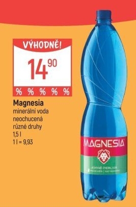 Přírodní voda Magnesia