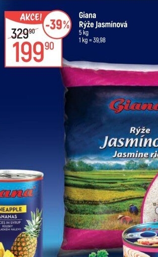 Rýže jasmínová Giana