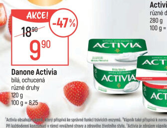Bílý jogurt Activia Danone