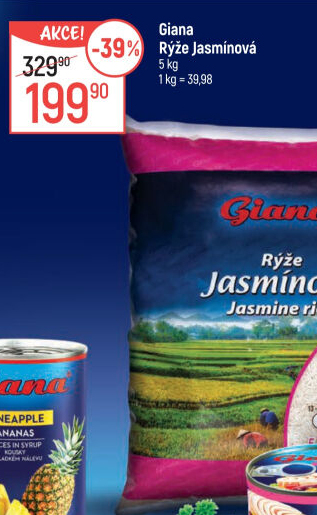 Rýže jasmínová Giana
