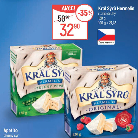 Sýr Hermelín Král sýrů