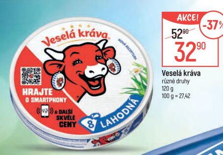 Sýr tavený Veselá kráva