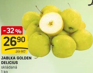 Jablka Golden Delicious