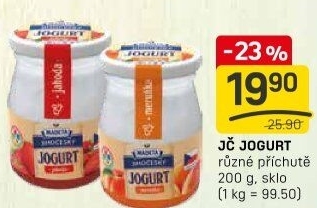 Jogurt ochucený jihočeský tradičníMadeta