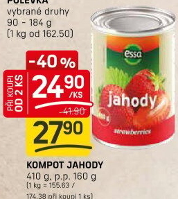 Kompot jahody Essa