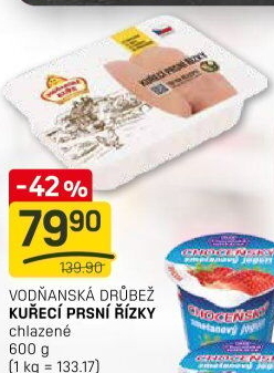 Kuřecí prsní řízky Vodňanské kuře