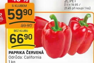 Paprika červená