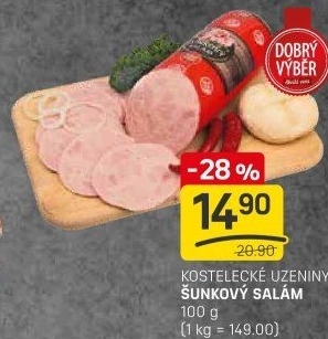 Salám šunkový Dobrý výběr