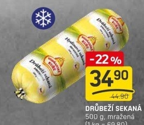 Sekaná drůbeží mražená Vodňanské kuře