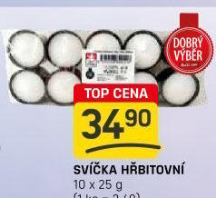 Svíčky hřbitovní - náplň Dobrý Výběr