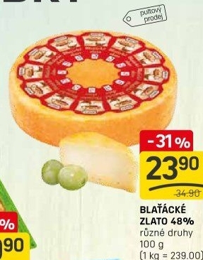 Sýr Blaťácké zlato Madeta