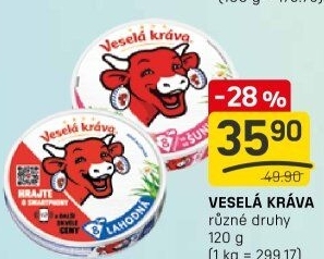Sýr tavený Veselá kráva