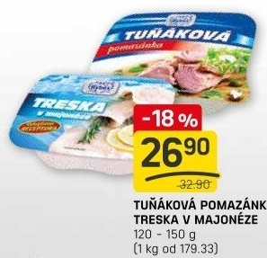 Tuňáková pomazánka Rybex