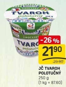 Tvaroh polotučný Jihočeský Madeta