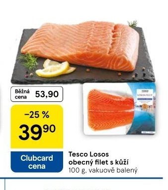 Tesco Losos obecný filet s kůží