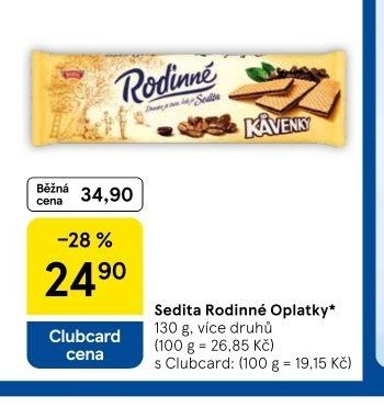 Sedita Rodinné Oplatky