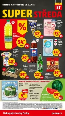 akční leták Penny Market 6.2.2025-12.2.2025