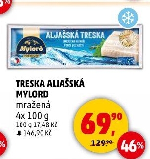 Aljašská treska mražená Mylord
