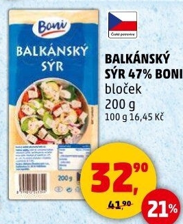 Balkánský sýr Boni