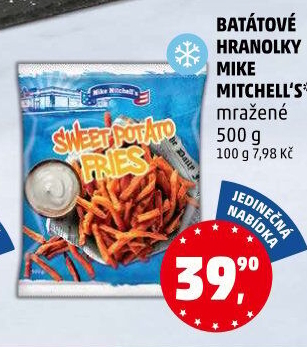 Batátové hranolky mražené Mike Mitchell'