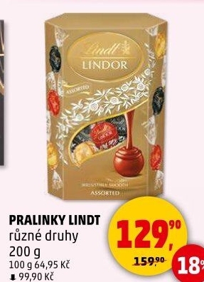 Bonboniéra Pralinky Lindor Lindt