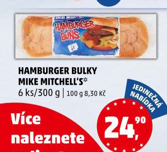 Bulka na hamburger Mike Mitchell'