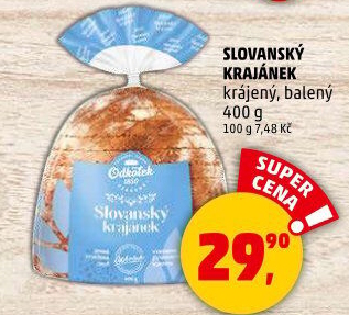 Chléb Slovanský krajánek Odkolek