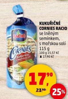 Chlebíčky Cornies Racio