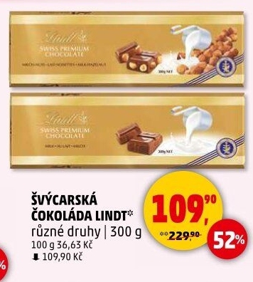 Čokoláda Lindt
