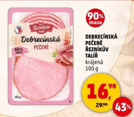 Debrecínská pečeně Řezníkův talíř