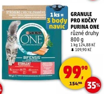Granule pro kočky One Purina
