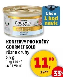 Konzerva pro kočky Gold Gourmet Purina