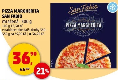 Pizza mražená San Fabio