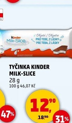 Řez mléčný Kinder