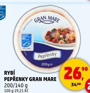 Rybí pepřenky Gran Mare