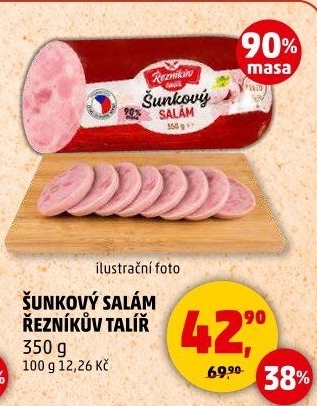 Salám šunkový Řezníkův talíř