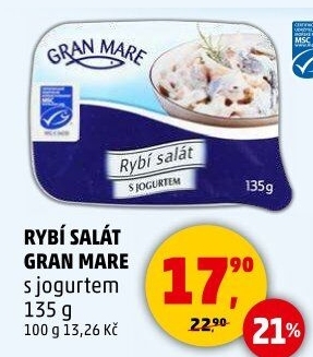 Salát rybí s jogurtem Gran Mare