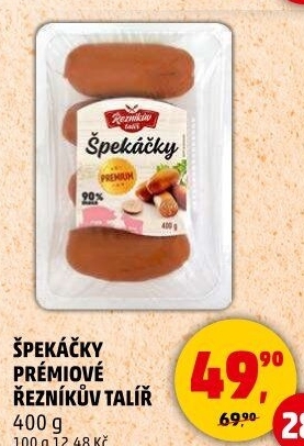 Špekáčky premium Řezníkův talíř
