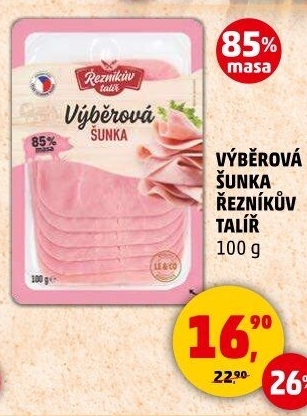 Šunka výběrová Řezníkův talíř