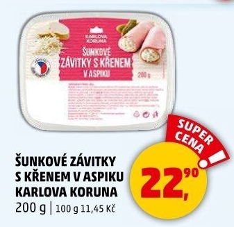 Šunkový závitek v aspiku Karlova Koruna
