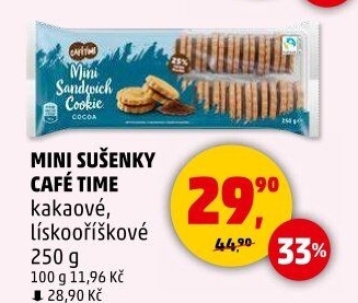Sušenky slepované Café time