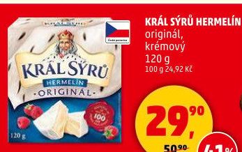 Sýr Hermelín Král sýrů