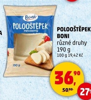 Sýr Polooštěpek Boni